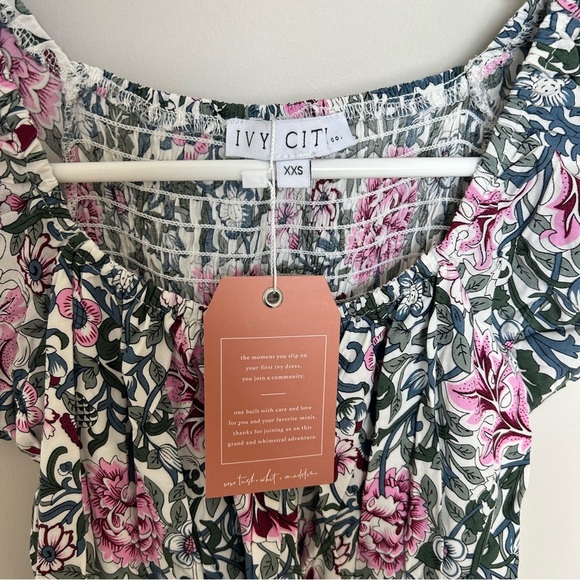 Women’s Ivy City Co Floral Midi Dress, XXSmall - Picture 3 of 4